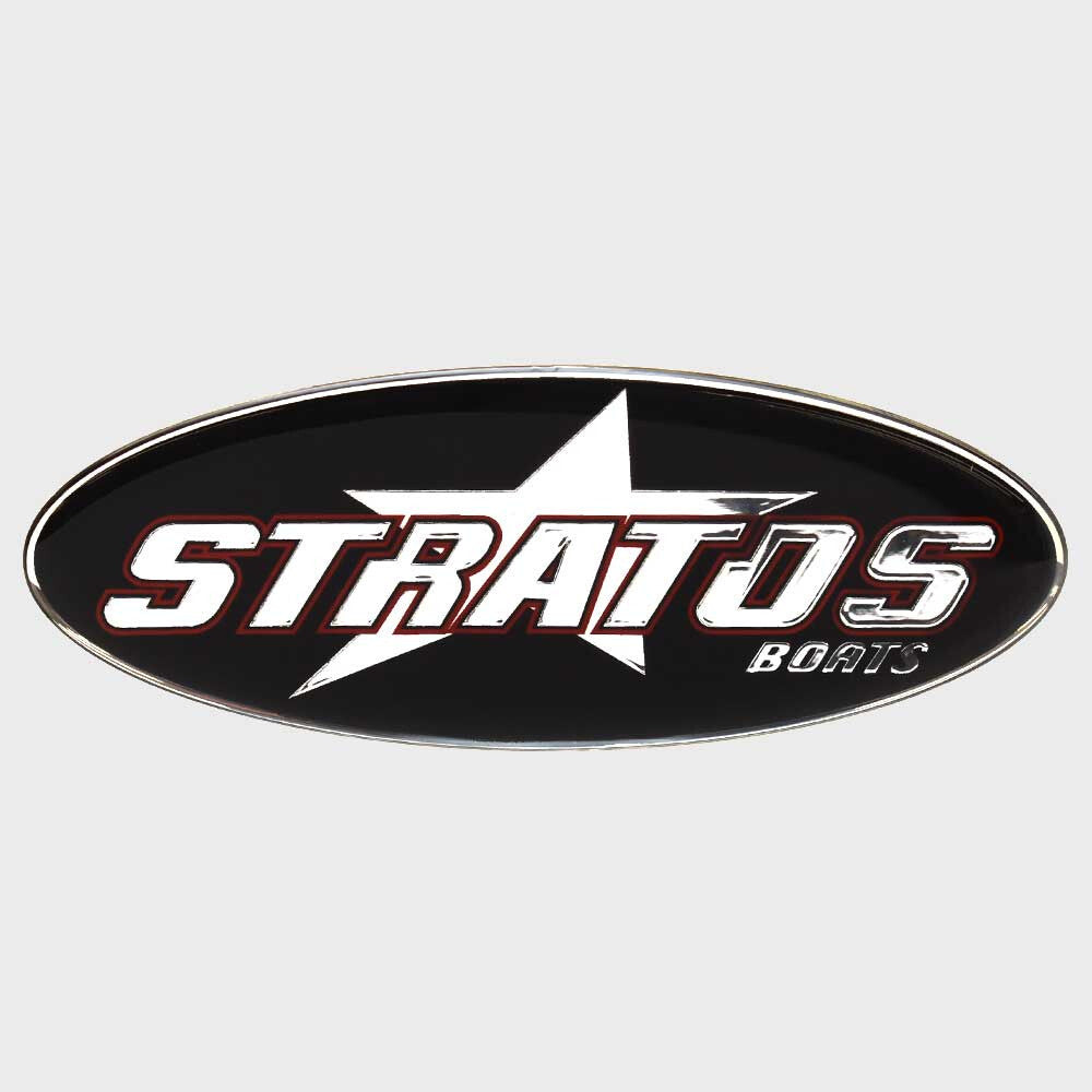 Boat Raised Emblem Decal Seat Logo by Stratos