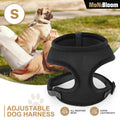 Dog Pet Harness Adjustable Control Breathable Mesh Refl