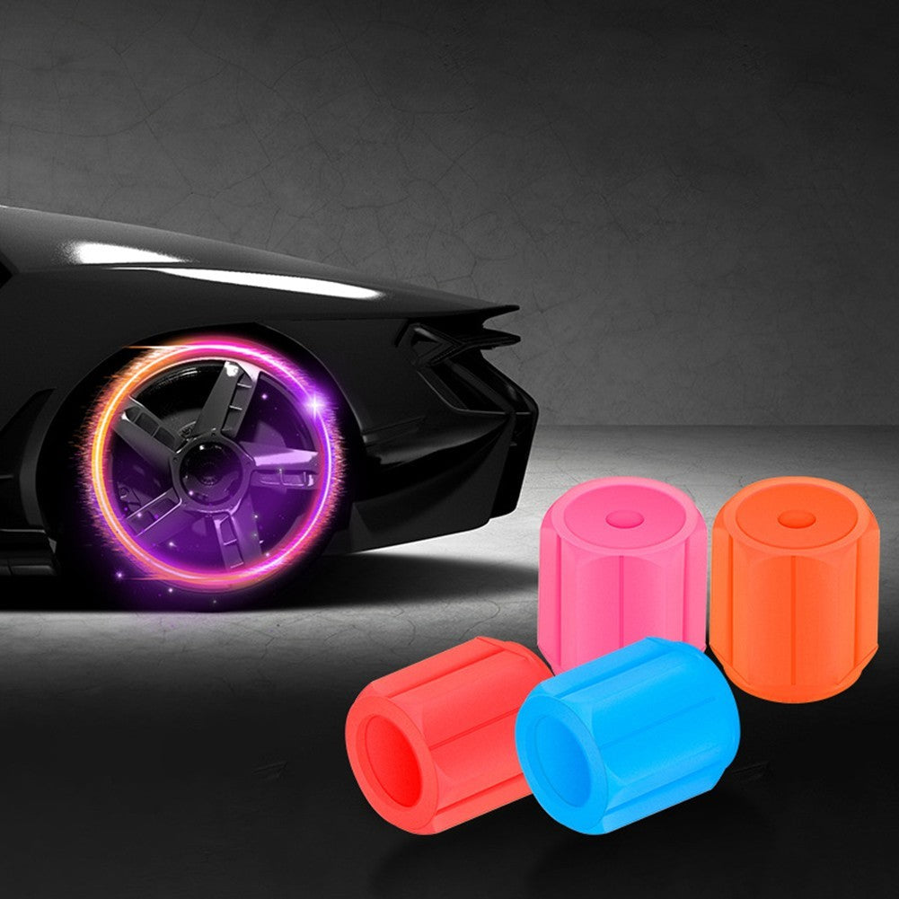 Luminous Tire Valve Set of 4