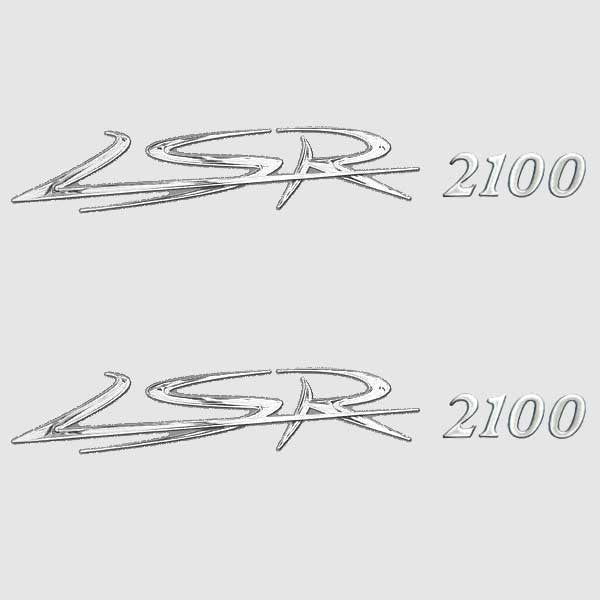 Ranger Boat VS Raised Decal White Emblem Sticker by Ranger