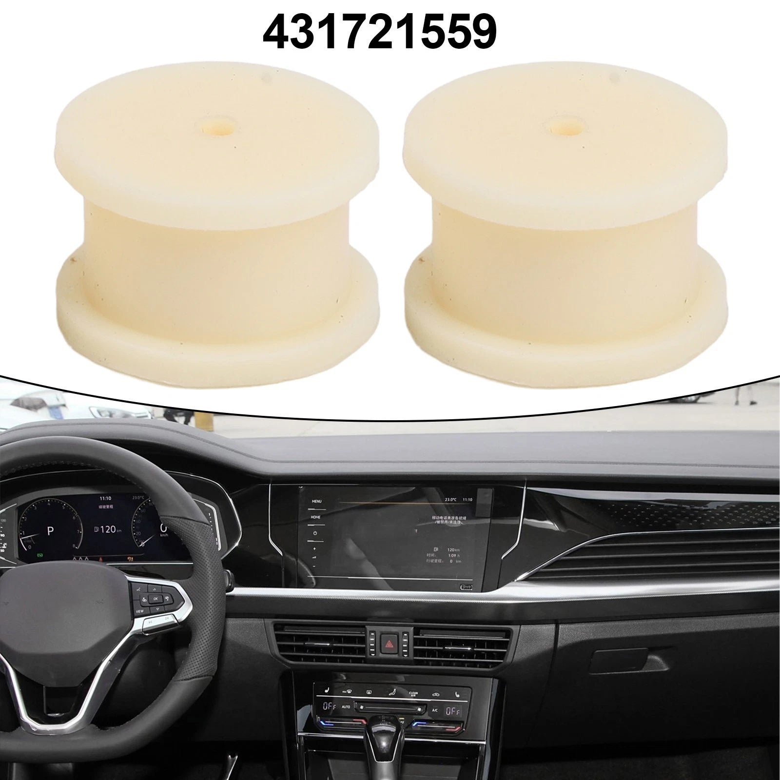 Pair Of Gas Pedal Cable Bushing Accelerator | Hook & Hull Co