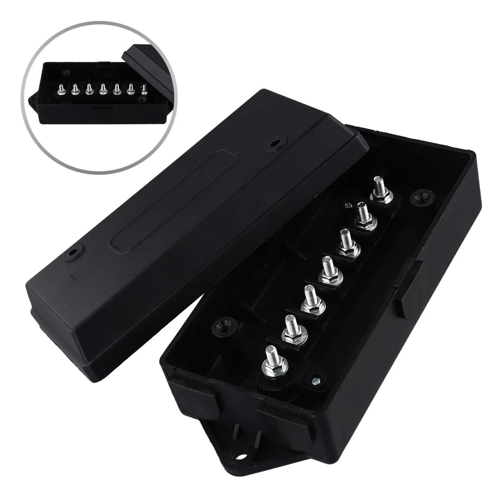7 Way Electrical Trailer Junction Box With Convenient Testing