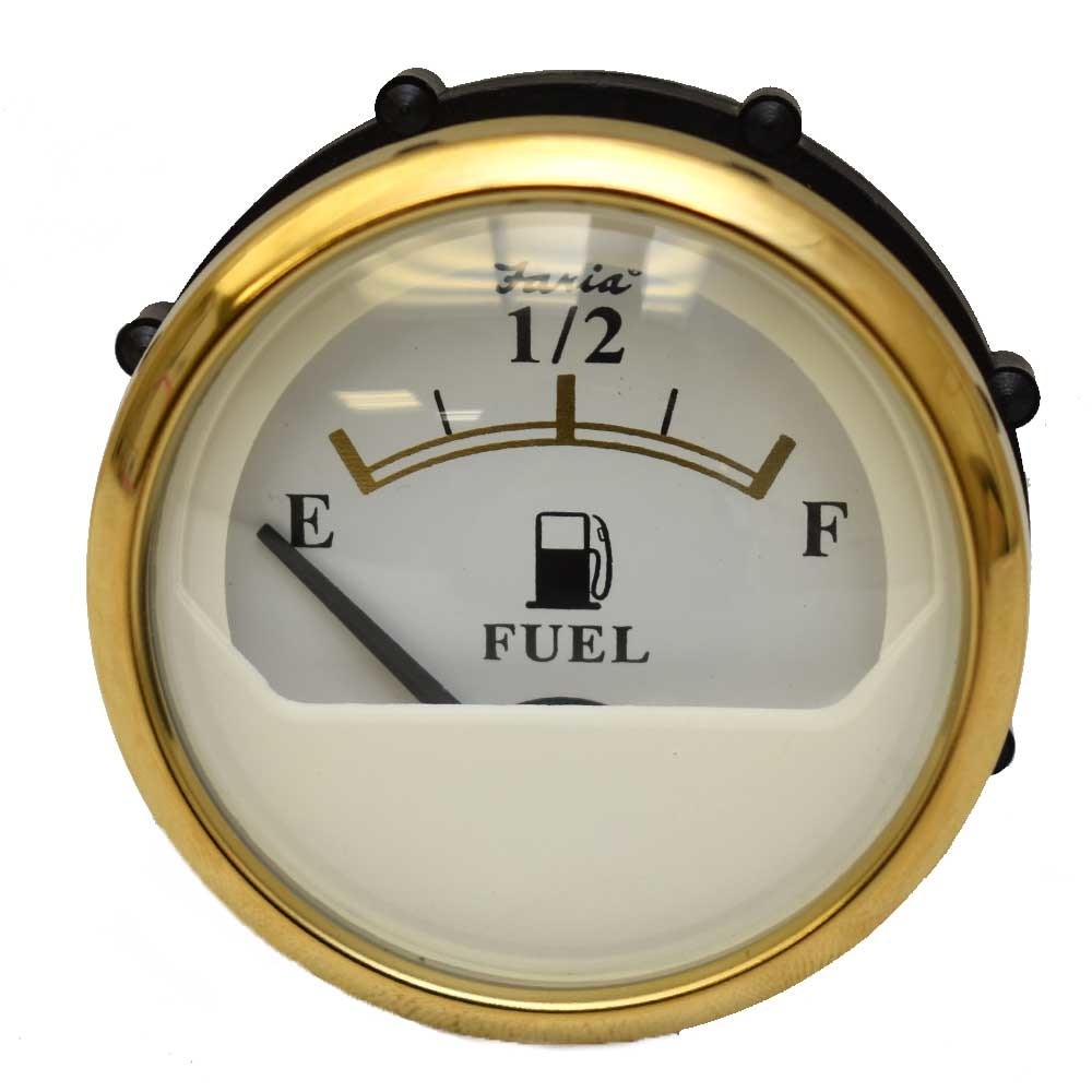 Faria Boat Gas Fuel Gauge GP2011A Harris Kayot Heritage 2 Inch by Faria