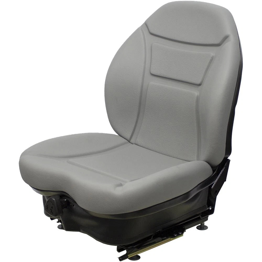 Amss8029 Seat And Suspension Assembly, Gray Vinyl