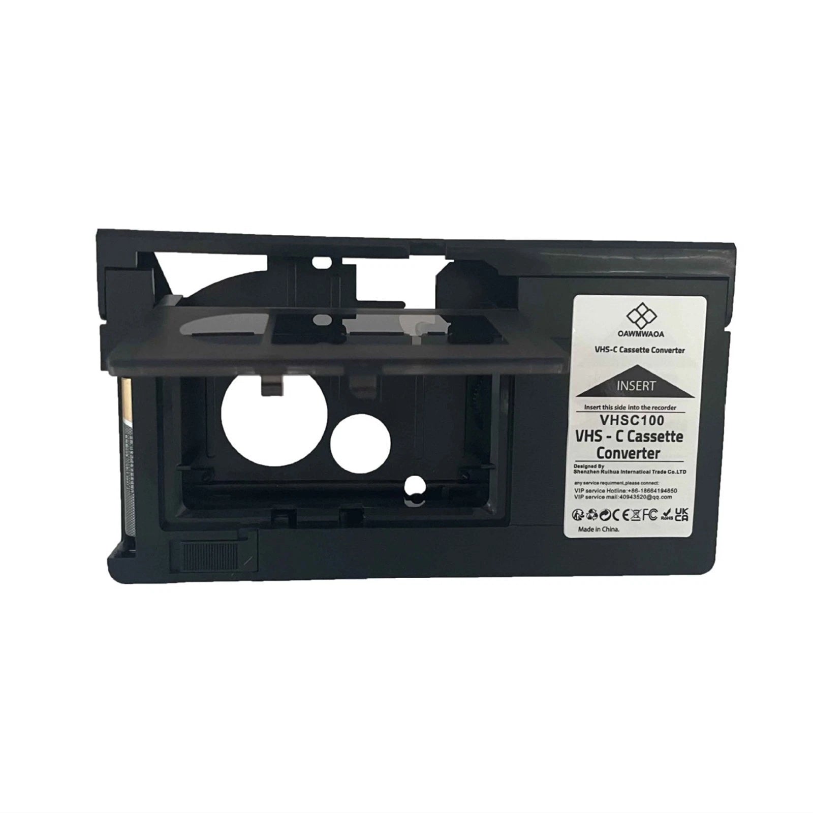 New Vhs-c Cassette Adapter For Vhs-c Svhs Camcorders Rca Sealed