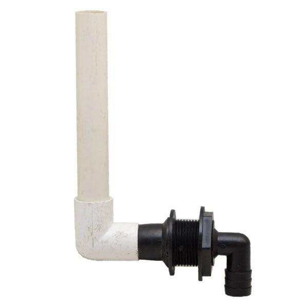 Boat 90 Degree Overflow Drain Tube 8 Inch