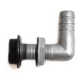 Perko Boat Gas Tank Vent 571004BLK | Fitting Swivel 5/8 Inch Silver (N