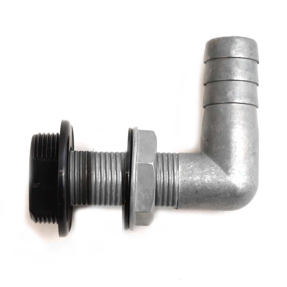 Perko Boat Gas Tank Vent 571004BLK | Fitting Swivel 5/8 Inch Silver (N