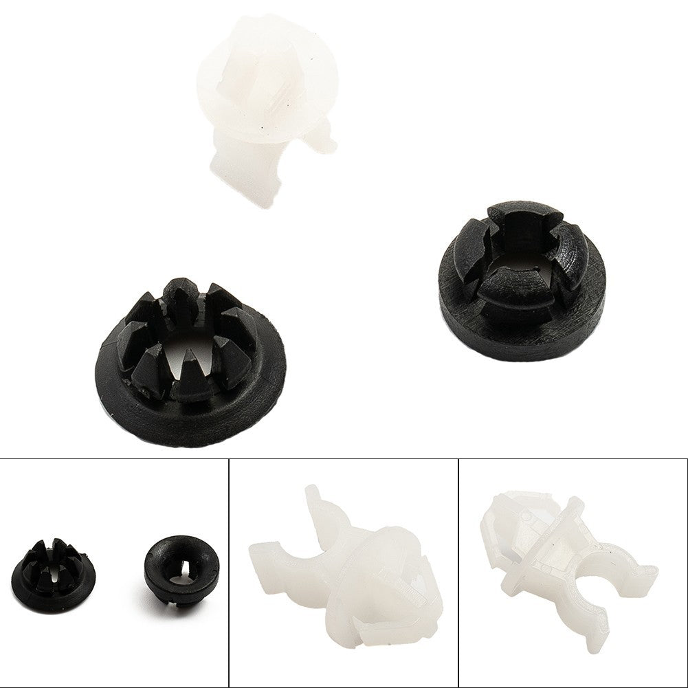 Clip Kits Parts Replace Accessories Black+White