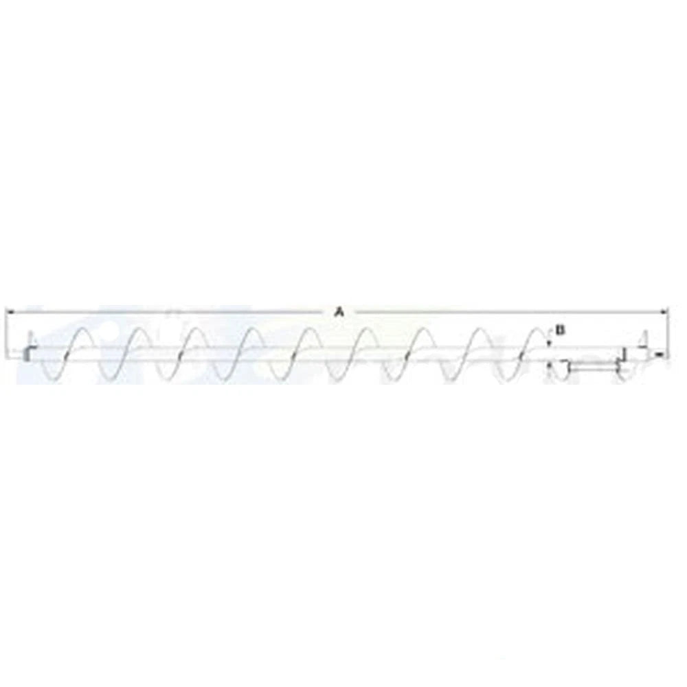 84368833 Auger, Grain Tank Botton High Capacity Unload; Front, Ext