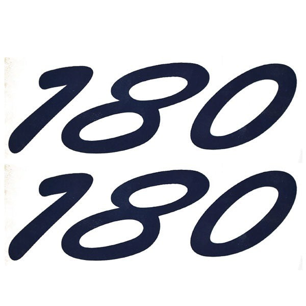 Rinker Boat Decal Dark Blue 6 1/2 Inch (Set of 2) by Rinker