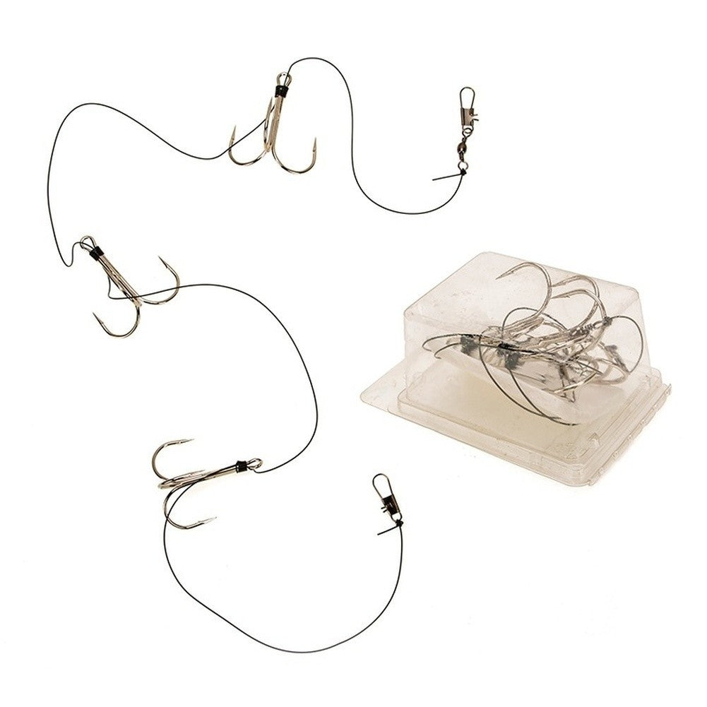 Treble Hook Barbed Rig