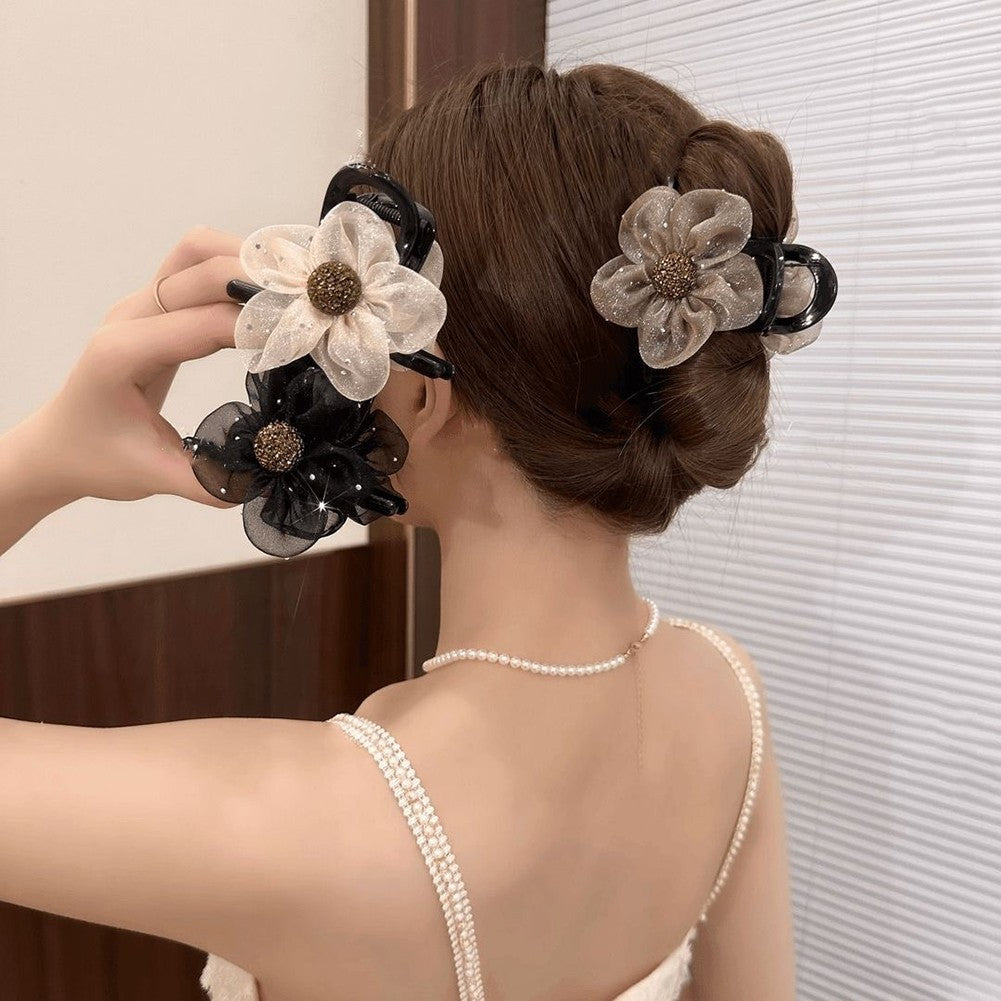 Half Up Hair Mesh Bobby Pin