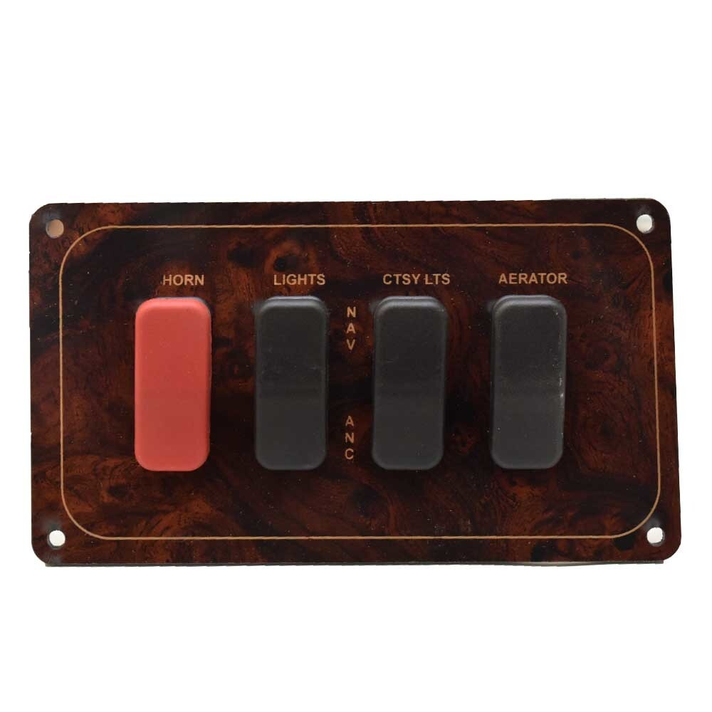 Boat Switch Panel Tracker 6 1/4 x 3 1/2 Inch by Tracker