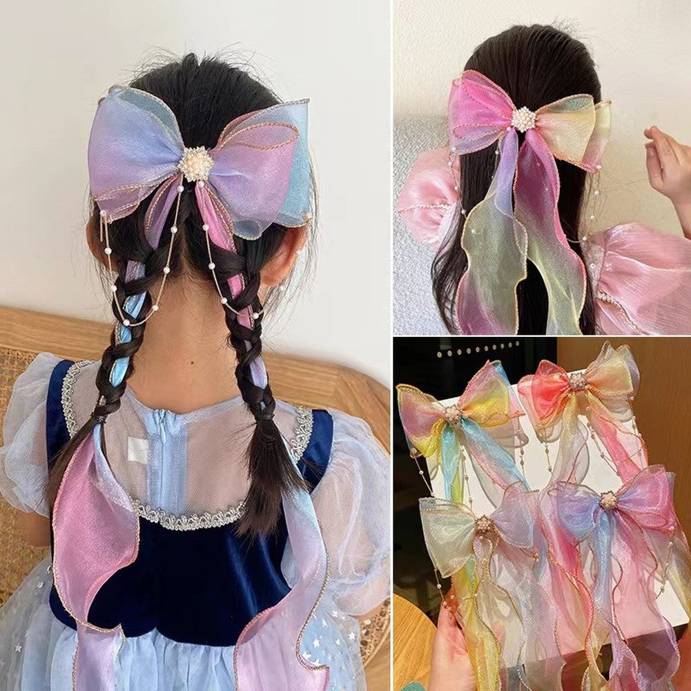 Party Favor Gradient Hair Clips Cartoon Style