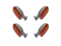 Turn Signals Complete Set Of 4 Front & Rear For Yamaha Xs 1100