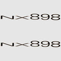 NX898 Decal Tracker Marine Boat by Tracker