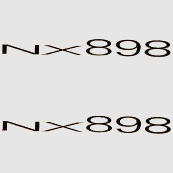 NX898 Decal Tracker Marine Boat by Tracker