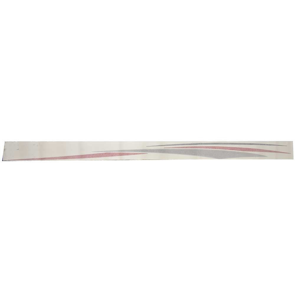 Tracker Boat Graphic Decal Red Gray 117 x 6 1/2 Inch by Tracker