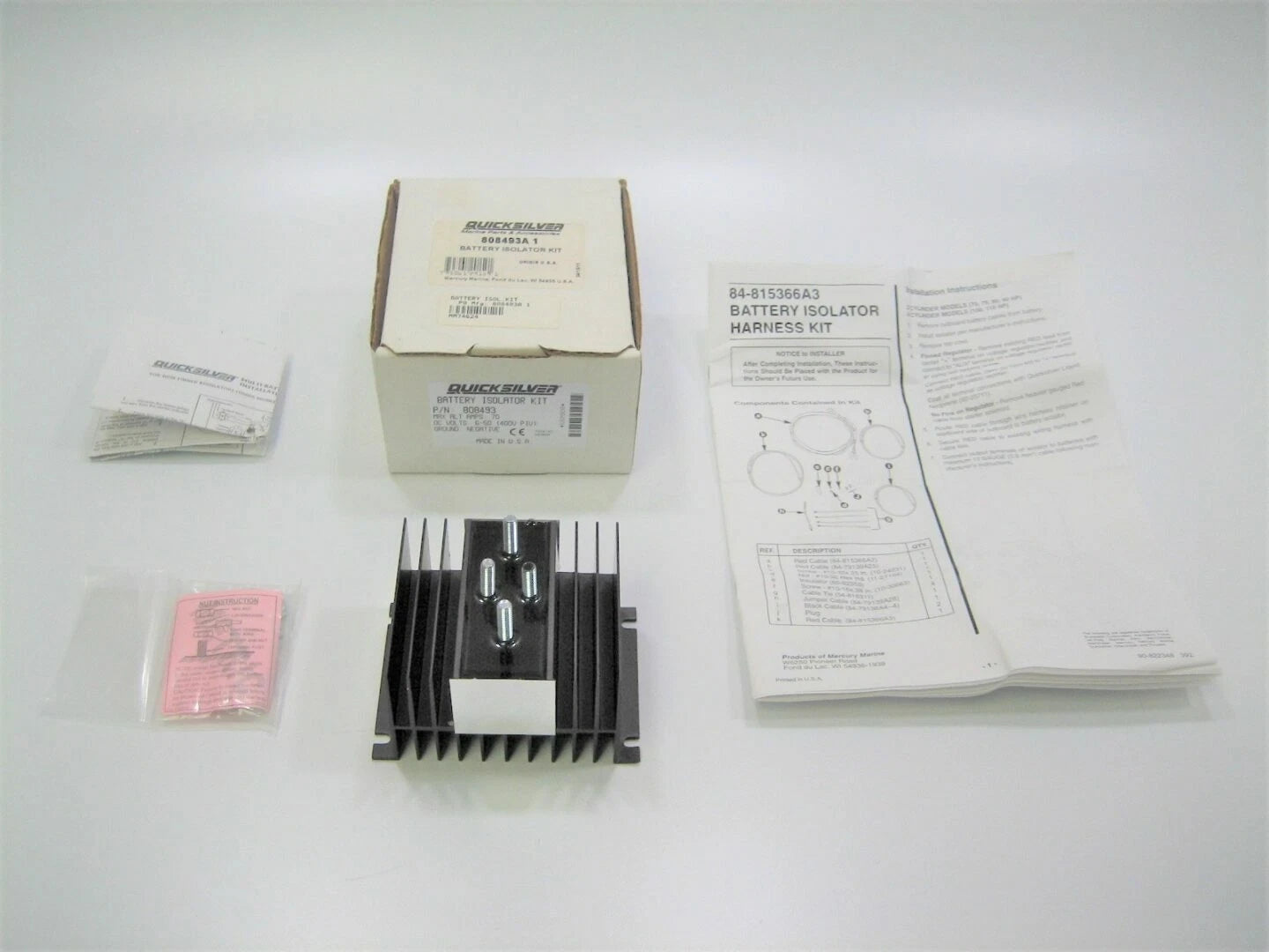 Quicksilver 808493a1 2003-06 Mercury 225 Efi 4 Stroke Oem Battery