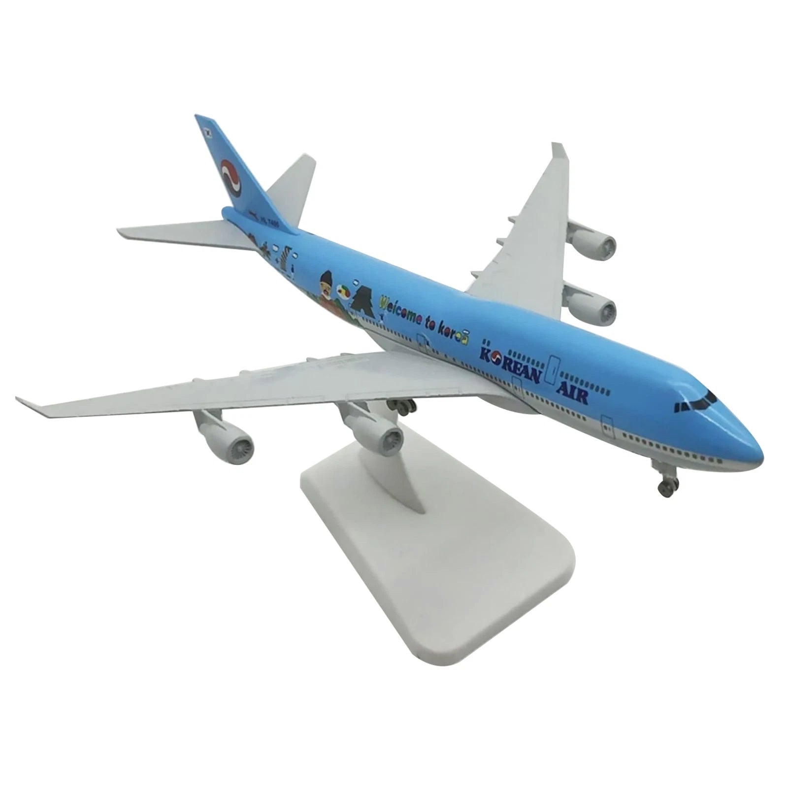 1:350 Diecast Alloy Korean Air Aircraft B747 Airplane Model Plane