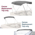 3 Bow 4 Bow Bimini Top Slide Through Design Replacement Cover With