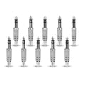 1/4in 6.35mm Male Mono Plug Stereo Audio Cable Jack Connector Solder