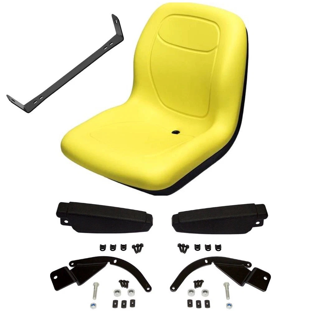 Lva14488 Yellow Seat Fits John Deere Compact Tractors 1023e 3032e