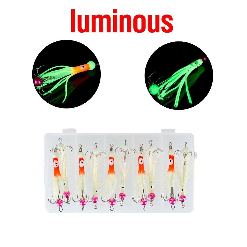 Glow Fishing Lures 360° Rotating Design