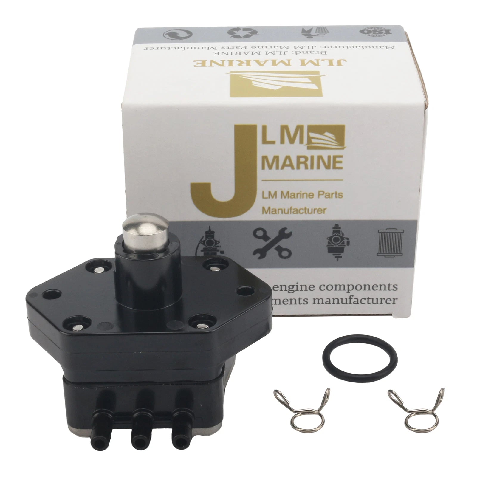 62y-24410 Outboard Fuel Pump & O-ring Kit For Yamaha Marine Outboard