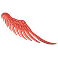 3D PVC Wing Decal Pair 13x7cm