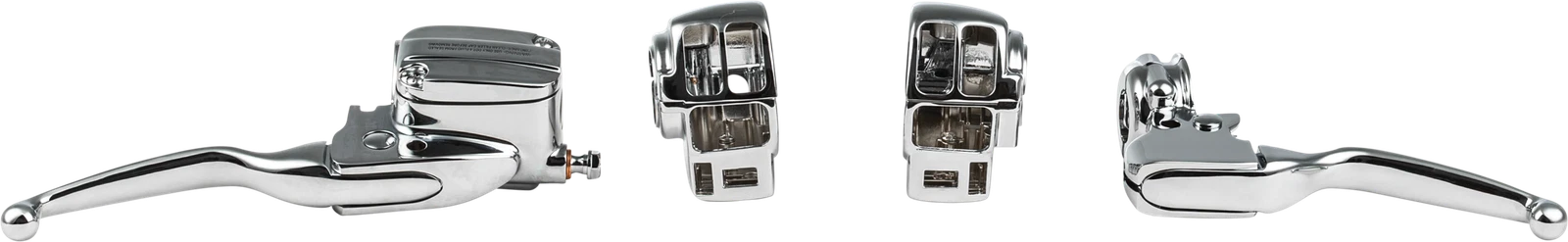 Harddrive Chrome Handlebar Control Kit With Cable Clutch For Harley