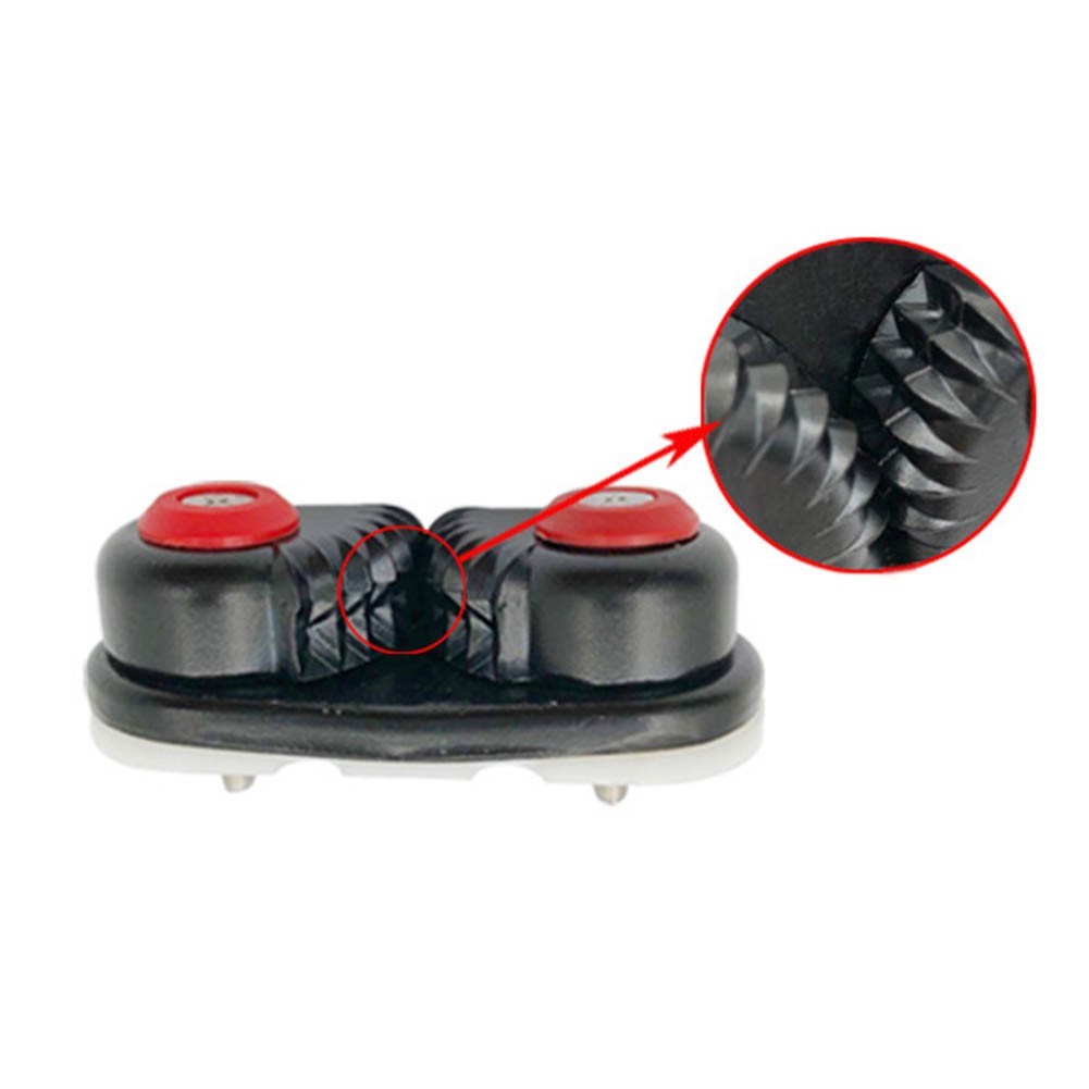 Black Aluminum Alloy Rope Clamps for Boats