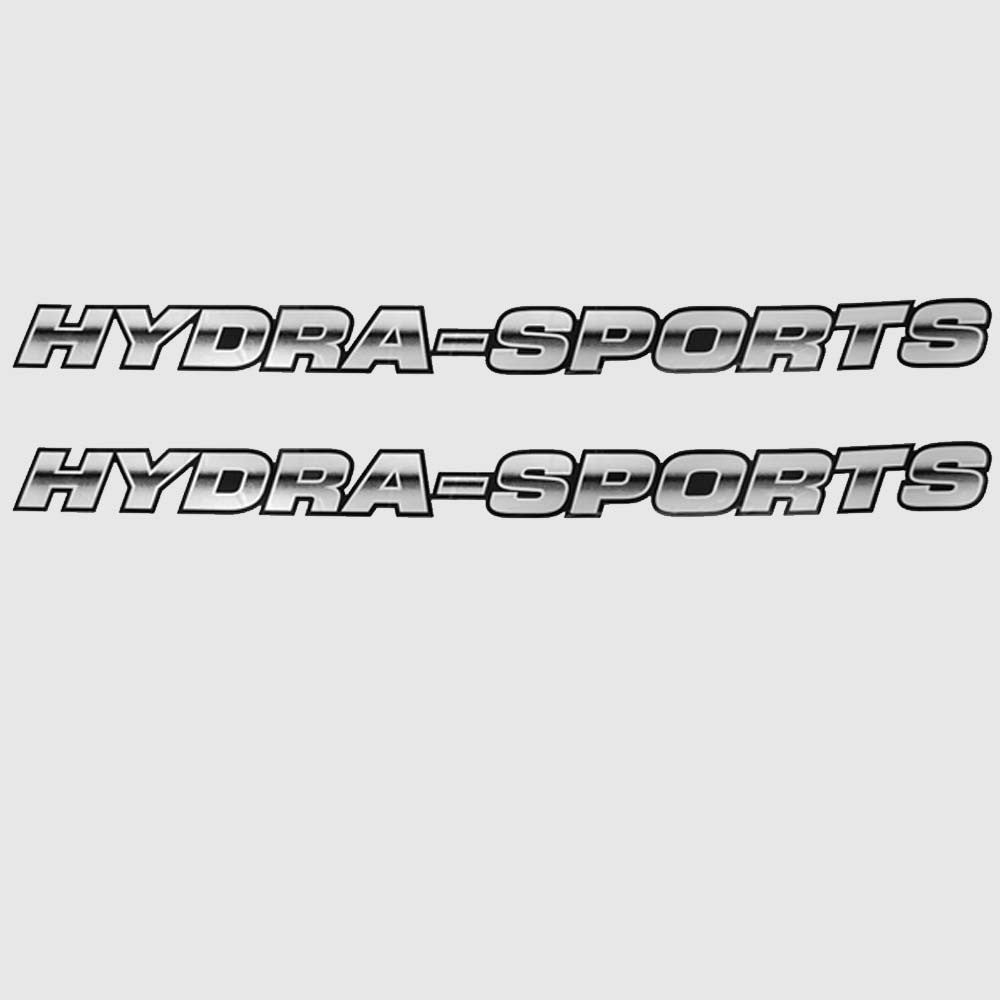 Hydra-Sports Boat Decals Gray Black Gradient Pair by Hydra-Sports