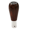 Classic Style Gear Shifter Knob In Brown Wood Grain For Cars And