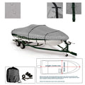 Triton 16 Storm Trailerable Fishing Bass Boat Cover Grey 600d