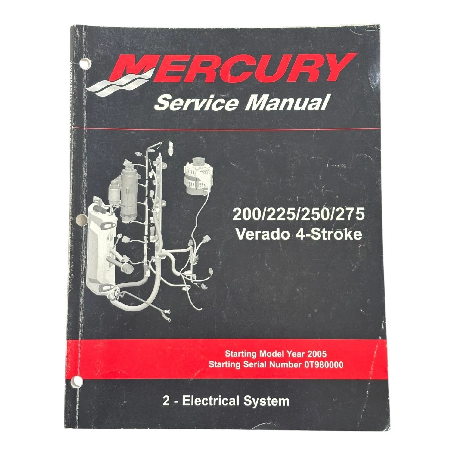 Mercury 90-897928200, 200/225/250/27<wbr/>5 Verado 4-stroke Service