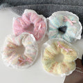 Everyday Wear Wool Scrunchie Bow Hair Tie