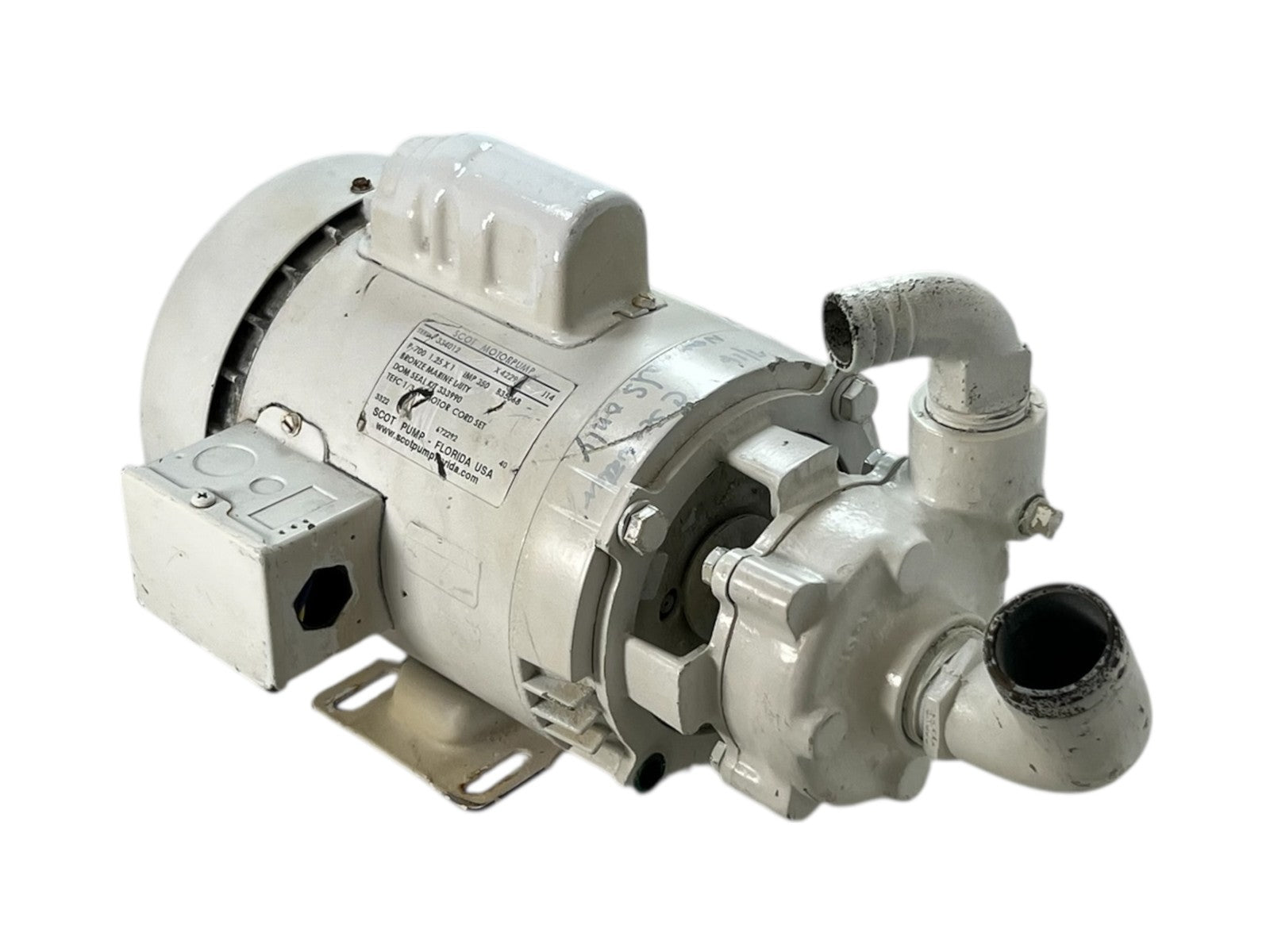 Scot Pump 42294 1/3hp Marine Duty Centrifugal Pump & Motor 50/60hz
