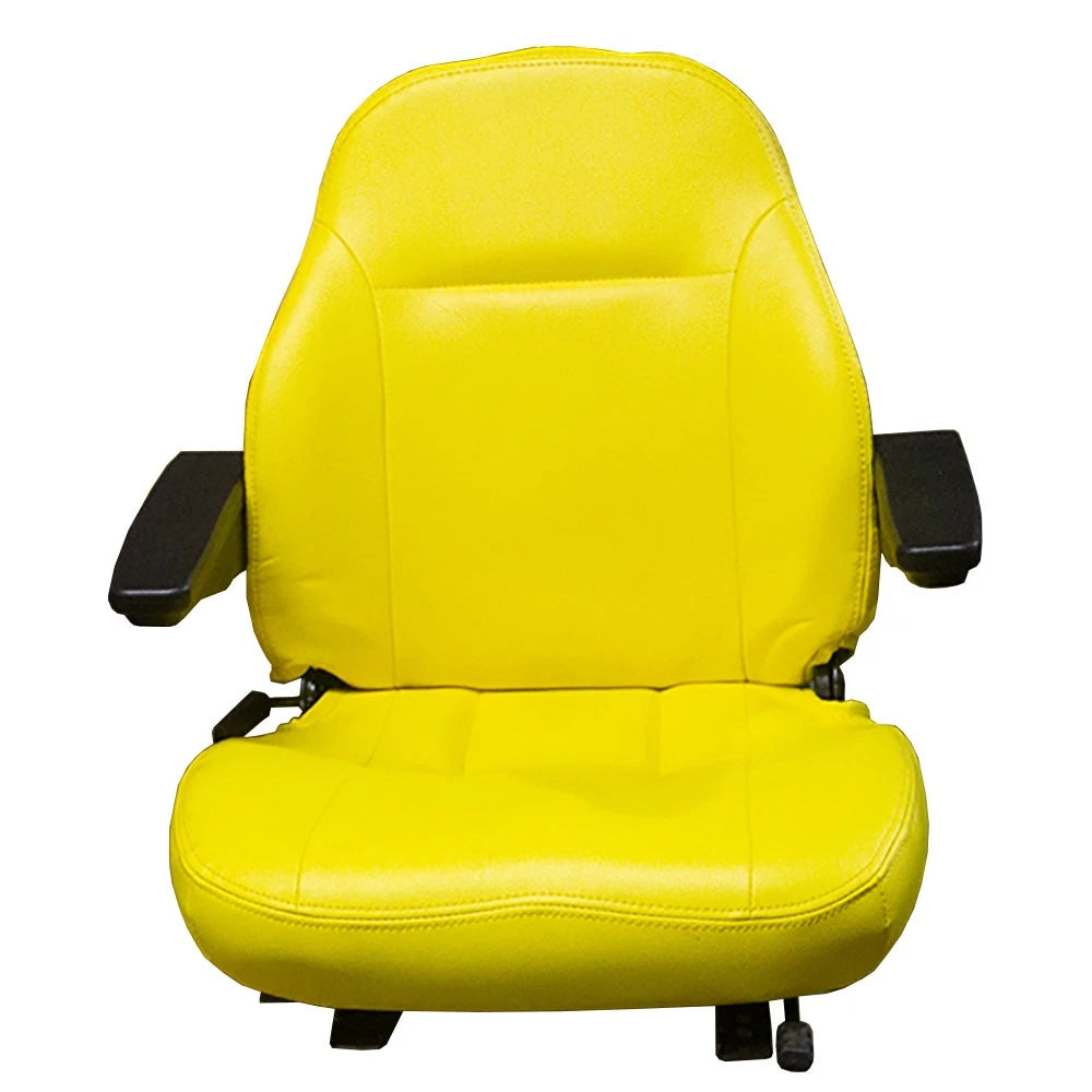 Yellow Premium High-back Seat Ideal For Ztrs Forklifts Utility