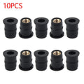 Motorcycle Windshield Rubber Nuts M5-vibration Damper Panel Mounting
