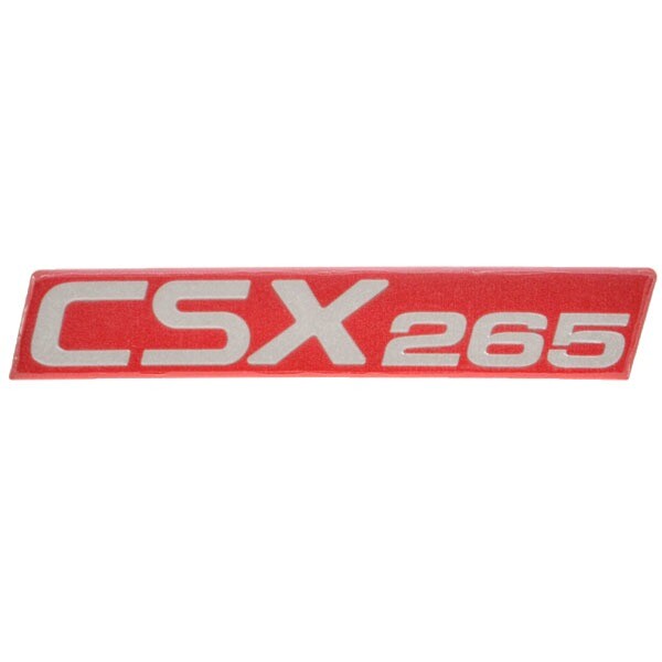 MasterCraft Boat Decal CSX 265 Red Silver by MasterCraft