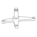 Ar91811 New Steering Bellcrank Fits John Deere Tractor 301a 302 401b