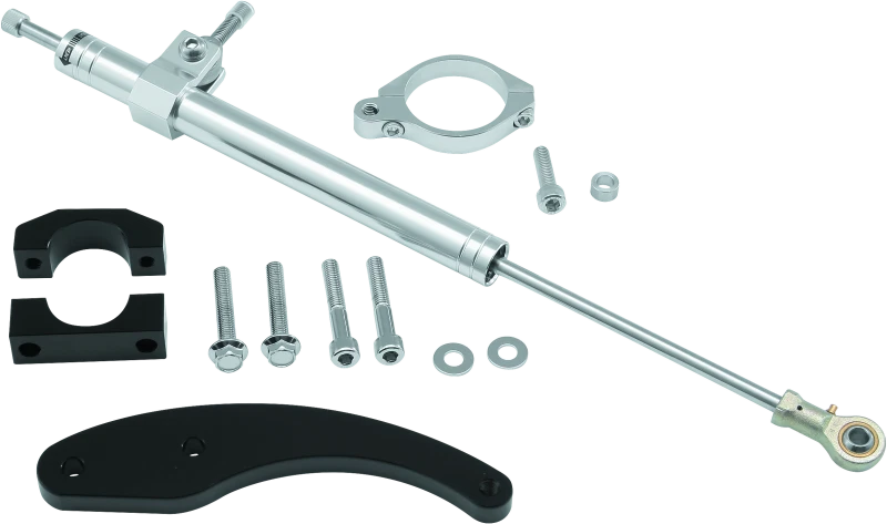 Twin Power 14-16 Flh Flt Satin Steering Damper Kit