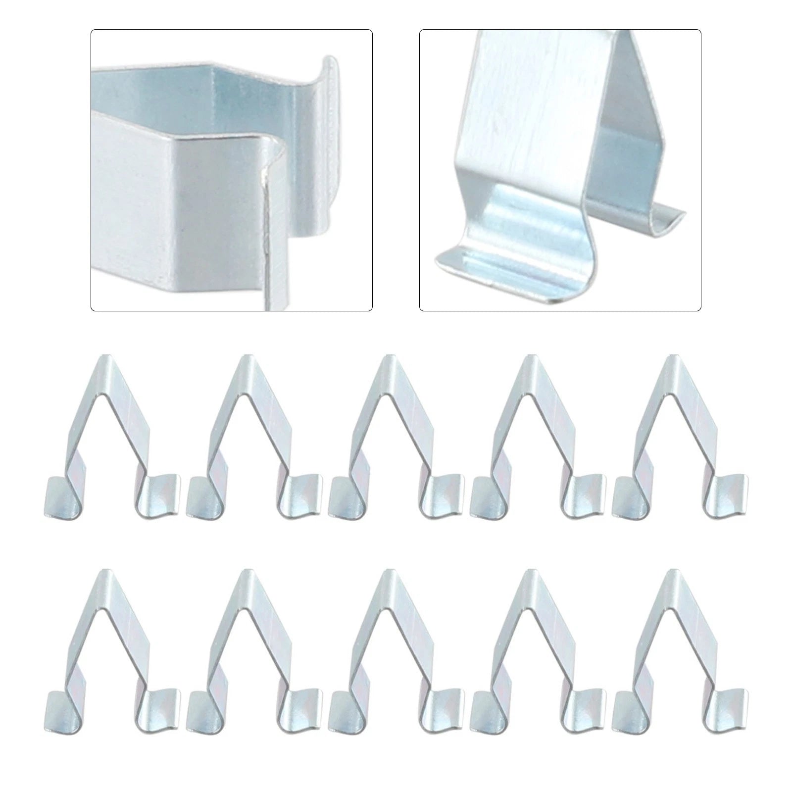 10pcs Pressure Strip Clip Door Threshold Panel Metal Trunk No. 1 For
