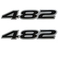 Tracker Boat Decal Stickers 482 Silver Black 6 1/2 Inch by Tracker