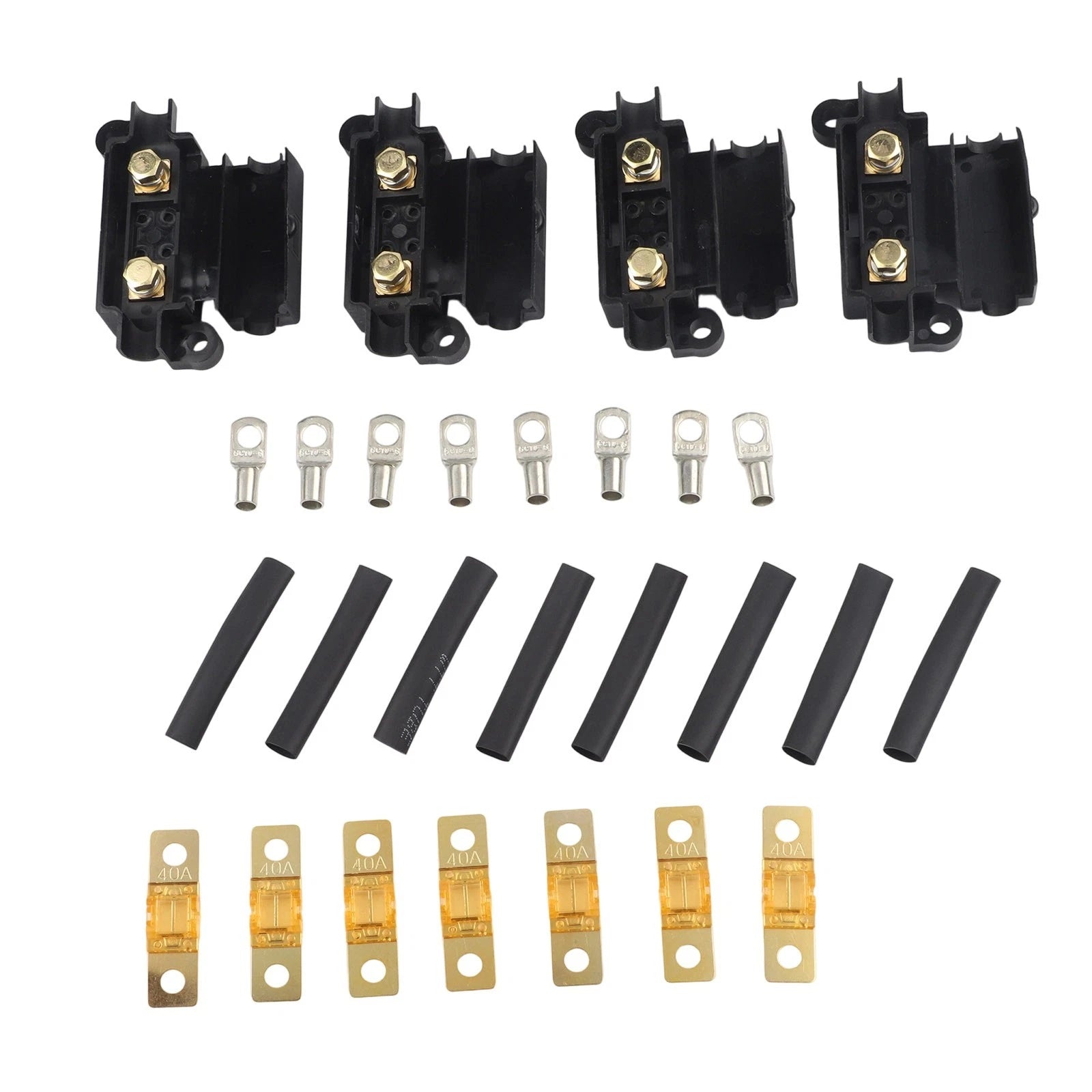 40a Midi-fuse Kit 4 Ans Holder 7 X 40 Amp-fuses To Suit Redarc Bcdc