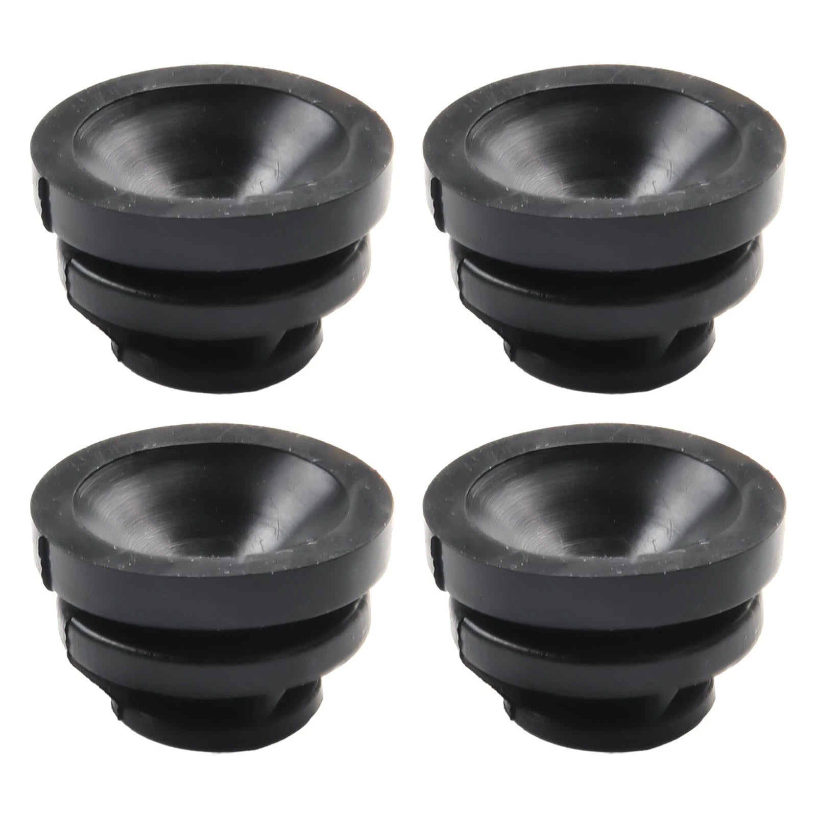 Car Engine Cover Rubber Mounts 4pcs Black Auto Practical Buffer Tool