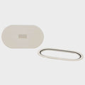 TH Marine Oval Deck Plate 14 1/8 x 7 1/4 Inch Plastic by TH Marine