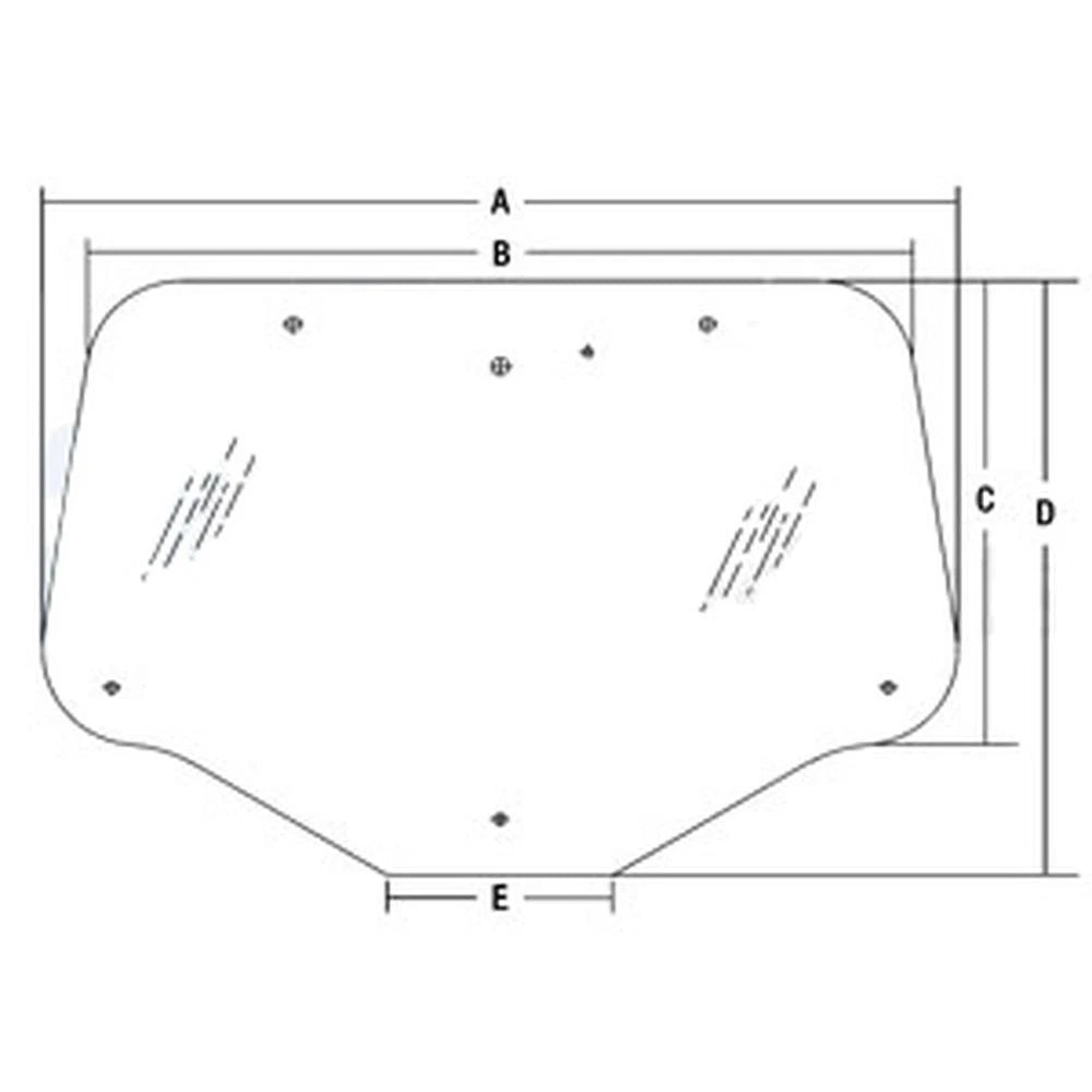 Rear Glass Fits Maxxum 100 Maxxum 110 Maxxum 115 Maxxum120 87663400